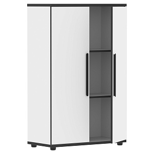 Шкаф средний USTO UMCS 77.1, белый, 770х365х1207 мм